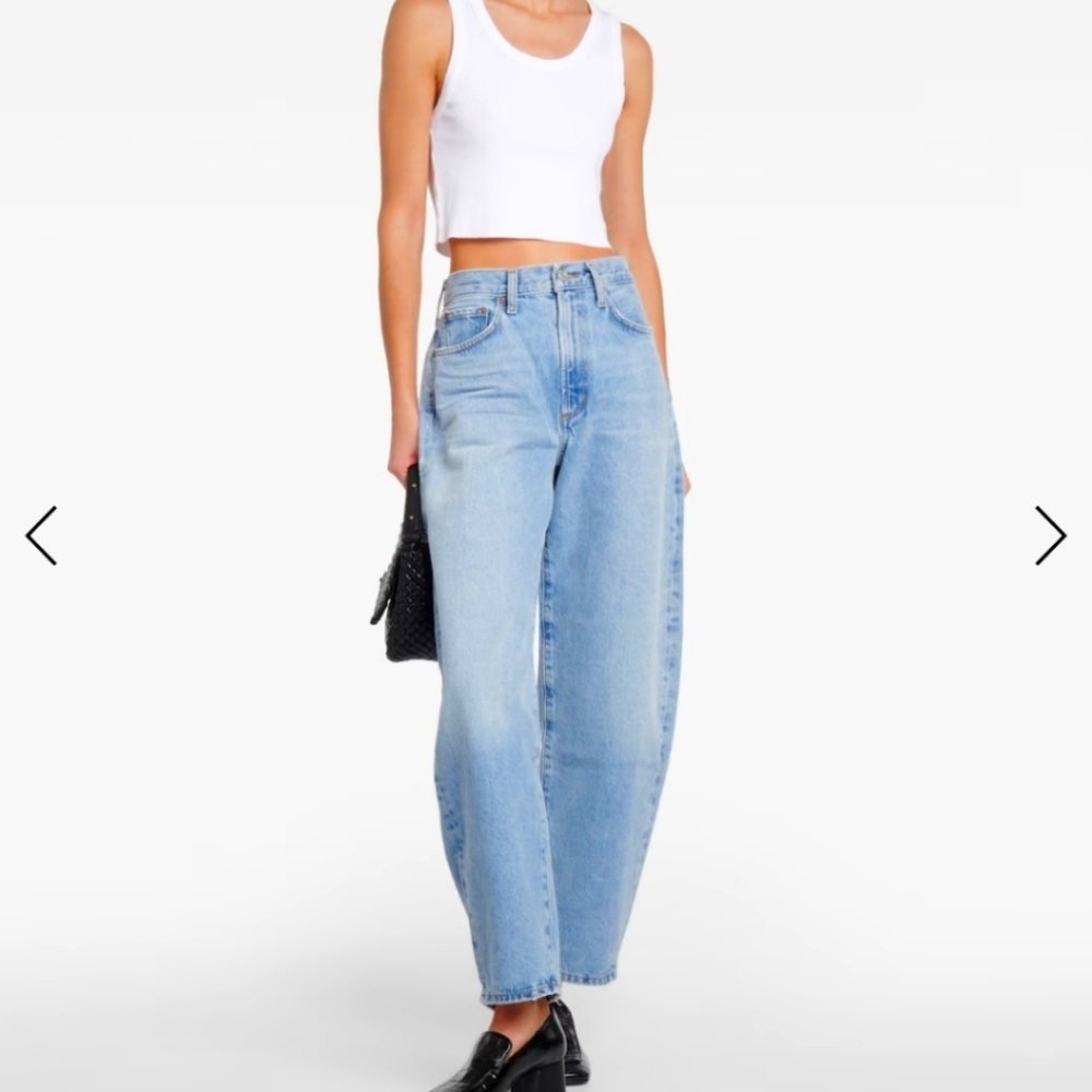 Agolde Light Blue High Rise Women Jeans